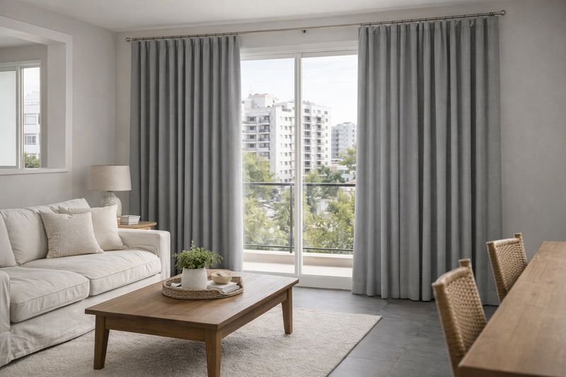 וילון בד איכותי ועבה, בעל נוכחות עיצובית מרשימה, המאפשר הצללה גבוה ופרטיות