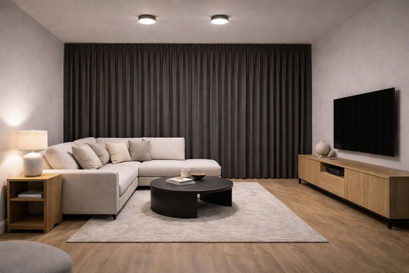 וילון אפור ויוקרתי להצללה גבוהה ומראה אצילי